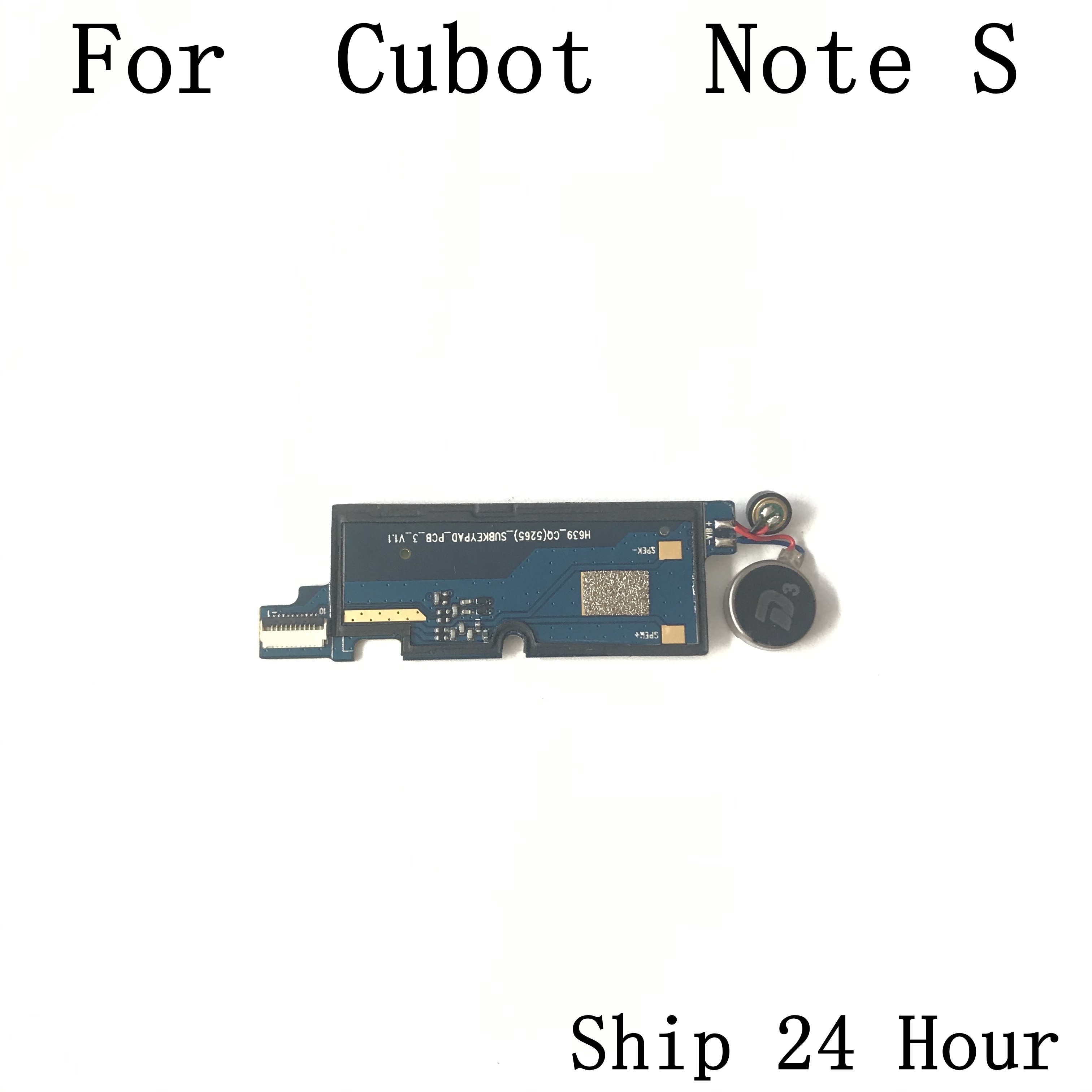 Cubot Note S Placa de carga USB usada + Motor de vibración para Cubot Note S reemplazo de pieza de fijación de reparación