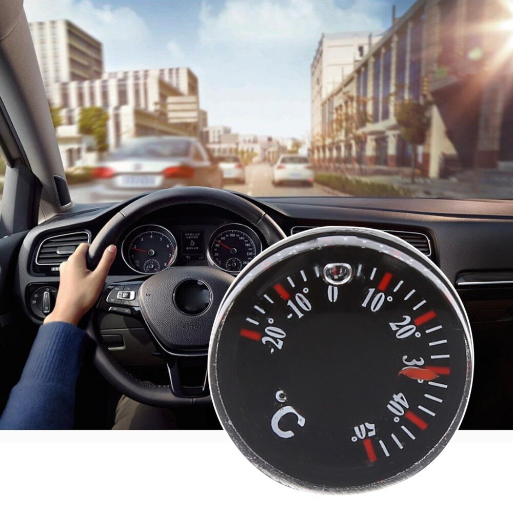 Diameter 20mm Plastic Thermometer Outdoor Circular Thermograph Celsius Indoor Moisture Meters Tester Tools