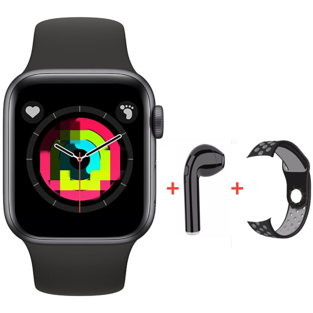 Smartwatch X6 - 1.54" Full Touch - Bluetooth Calls - Music Control - Health Tracker - For Android & iOS: Black 2