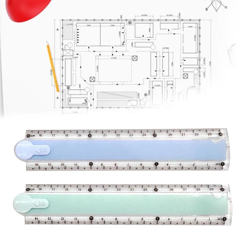 1pc Drawing Ruler Art Functional Folding Ruler Drawing Students For Kids Rulers Diy Stationery Supplies Multifunction