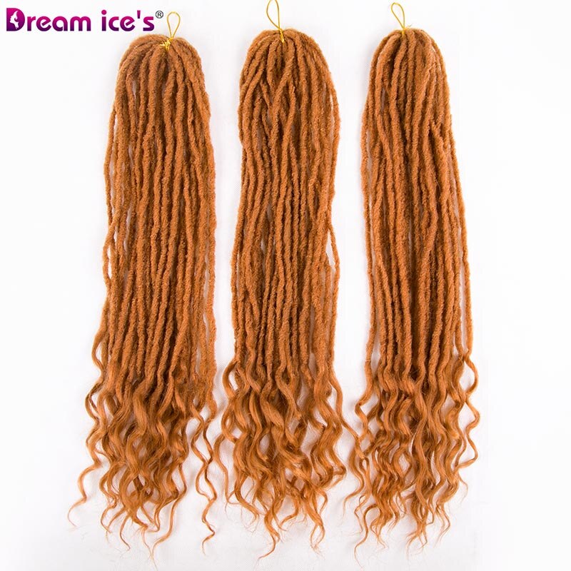 afrikanisch Synthetische Haar Göttin Faux Loks Häkeln Haar Erweiterungen 24 "Lange Faser Leidenschaft 24 wurzeln/Pack Für afro schwarz Frauen