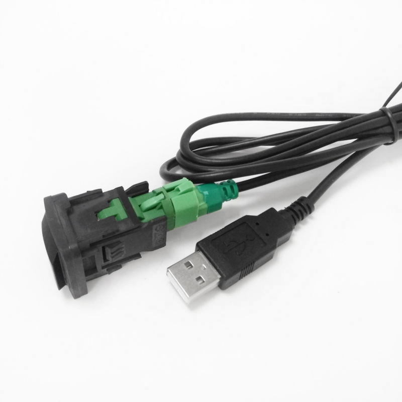 Reproductor de coche Radio Usb interruptor botón conversor de Cable Usb adaptador para el público