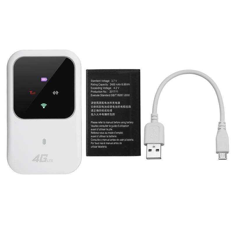 M80 bærbart hotspot 4g lte trådløs mobil router wifi-modem 150 mbps 2.4g wifi-boks dataterminalboks wifi for bil hjemme mobil t