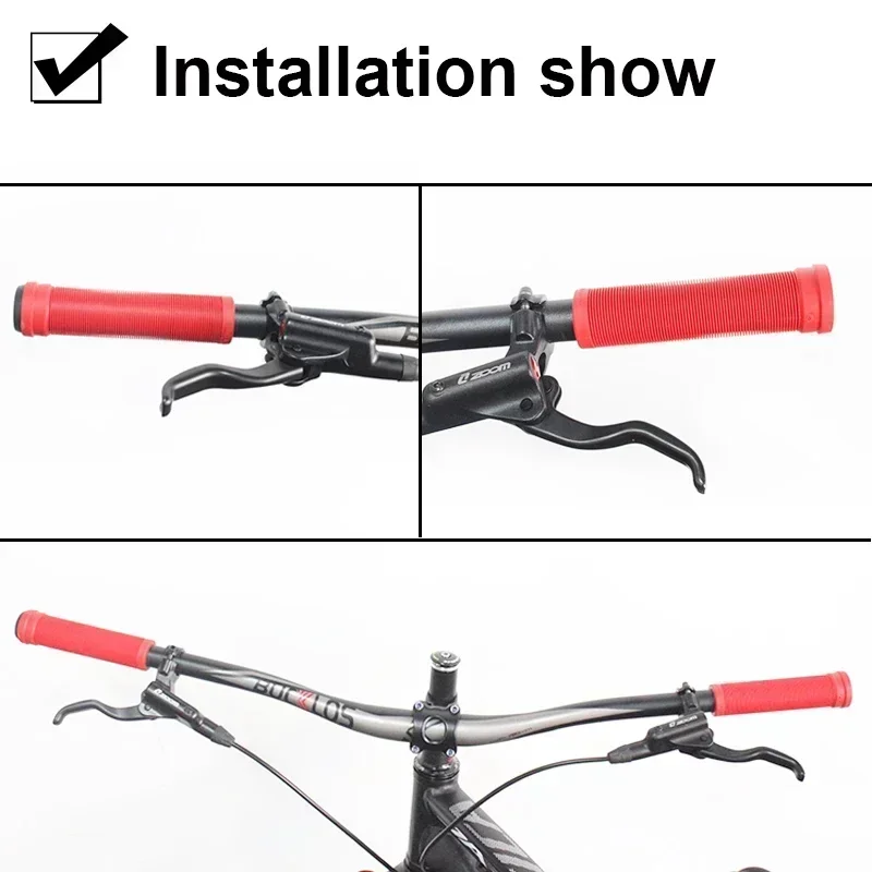 ODI Bicycle Handlebar Grips Antislip Silicone Cycling Cuffs Mountain Bike Bar End Plugs Grip Cap BMX Mtb Folding Bike Parts