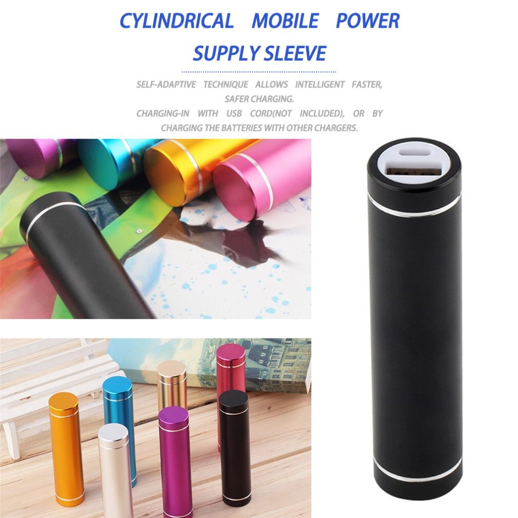 1 pcs Portable USB Mobile Power Bank Charger Pack Box Battery Case for 1 x 18650