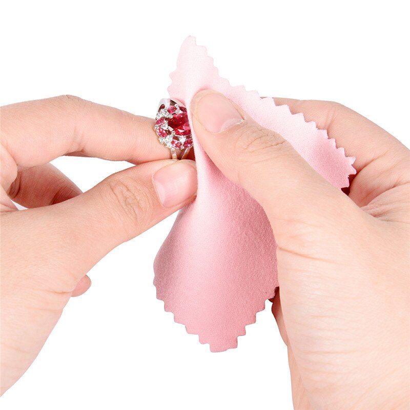 50 Stks/zak Sieraden Cleaning Cleaner Polijstdoek Sieraden Anti Aanslag Diy Maken Gereedschap Sieraden Accessoires