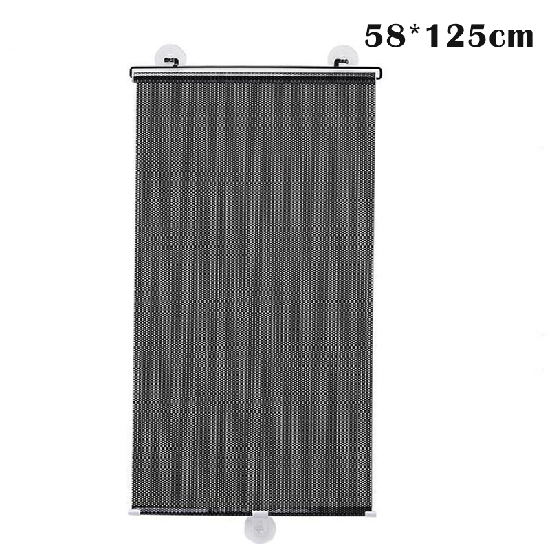 Sugekop vinduesskærm visir ingen boring bil hjem badeværelse solafskærmning solskærm haveudstyr tilbehør tb: 58 x 125cm