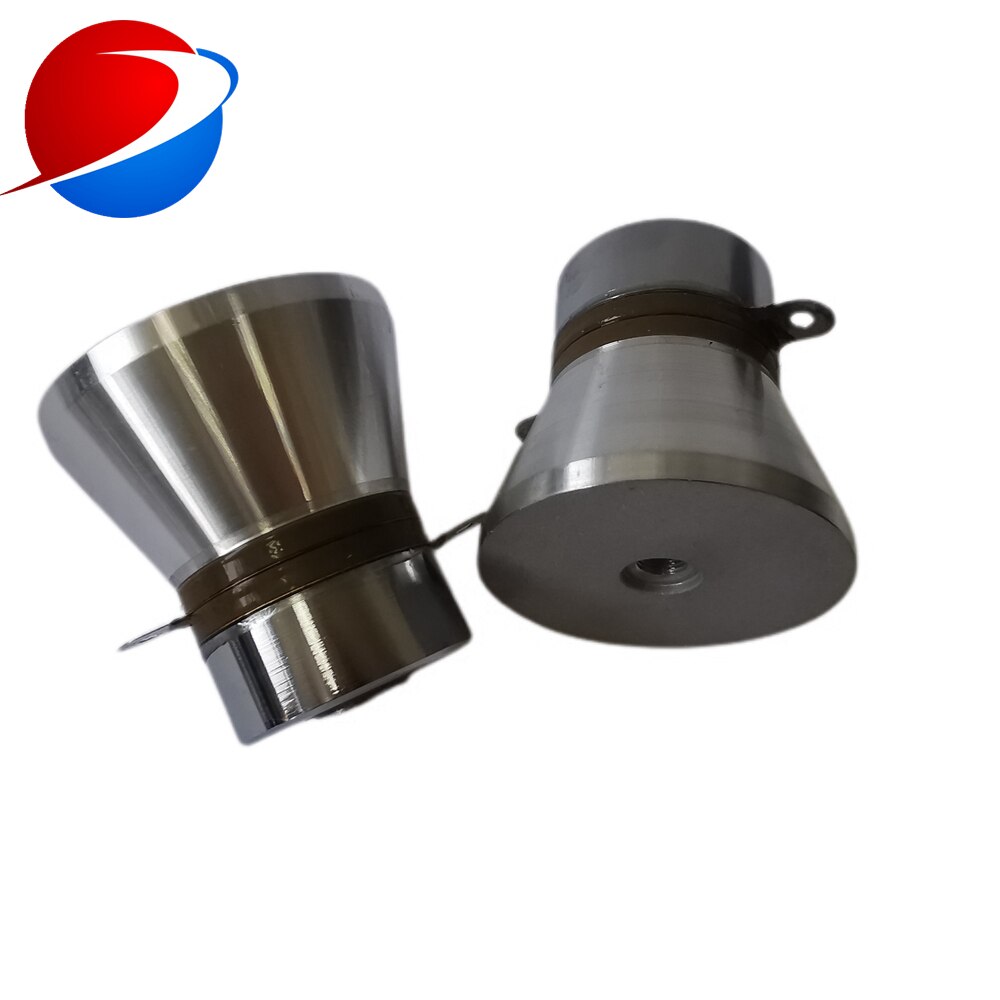 28khz/100w Ultrasonic Transducer Power Output P8 Industrial Piezoelectric Ceramic Transducer