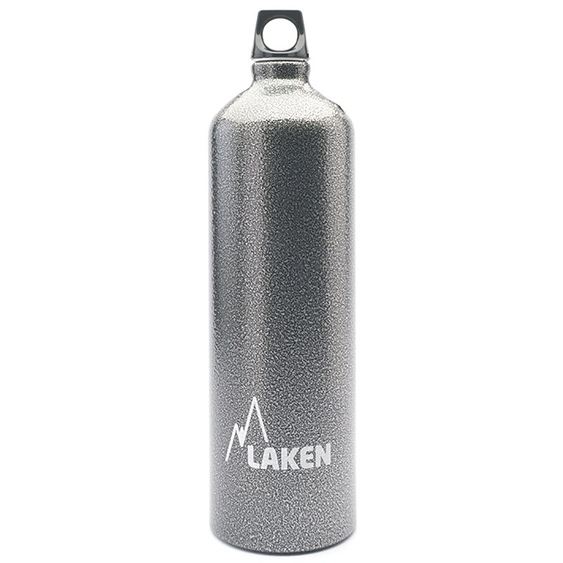 LAKEN FUTURA Botella Reutilizable 1,5 L - 1500 ml ALUMINIO con Boca Estrecha Muy Ligera Cierre Hermético: Granite