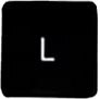 Oryginalny A1706 Keycap dla MacBook Pro 15 &quot;A1707 A1708 klucz litery 2016 2017 US układ wymiana A1706 klucz: L
