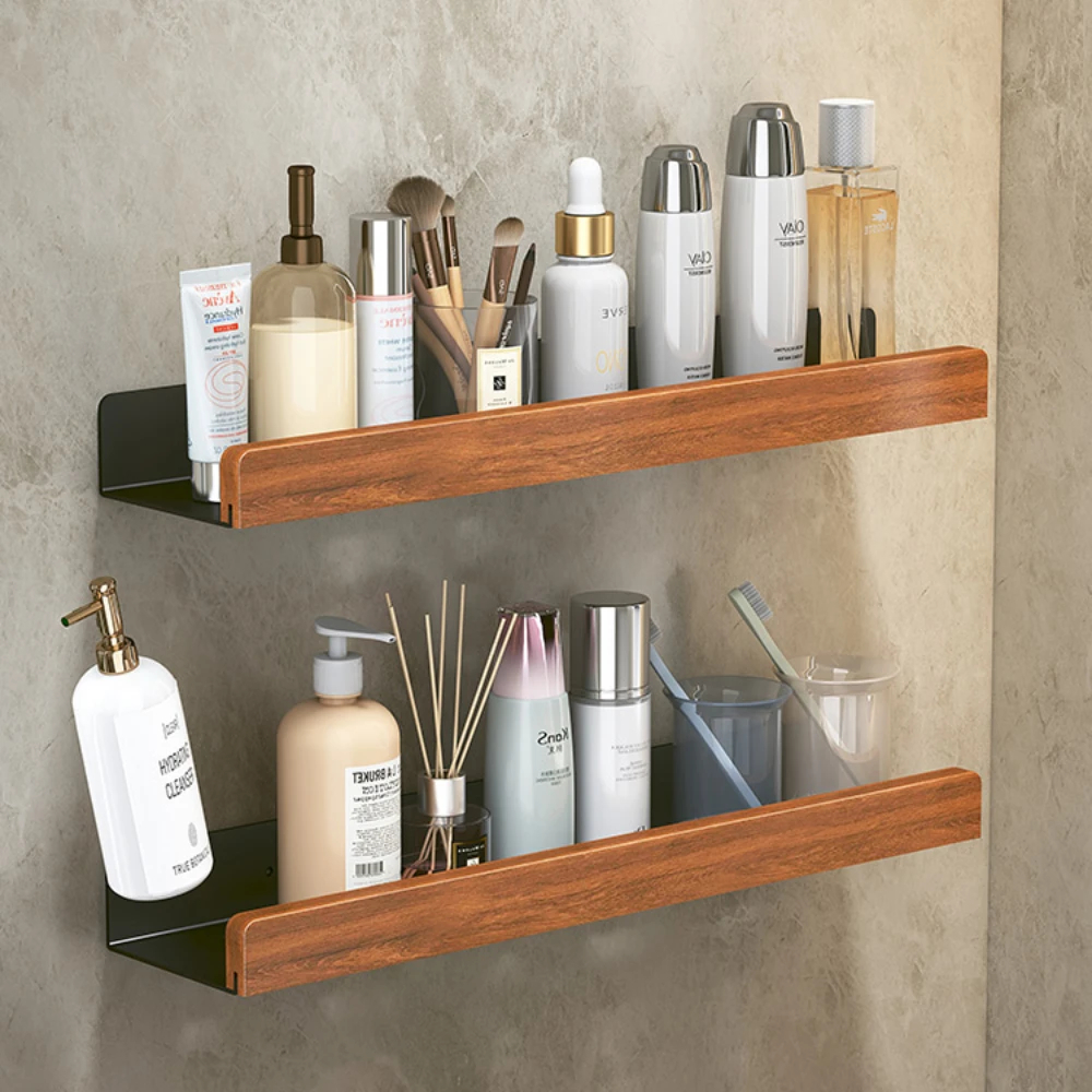 Badkamer Opbergplank, Douche Planken, Badkamer Plank, Geen Pons Opbergrek, Badkamer Organizer Plank, Douche Rek Op De Muur