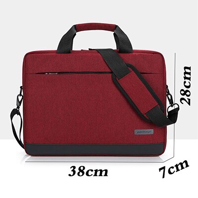 Handtas voor heren schoudertas waterdichte laptoptas casual reistas schoudertas heren oxford doek rits bovenhandvat tassen: Rood klein