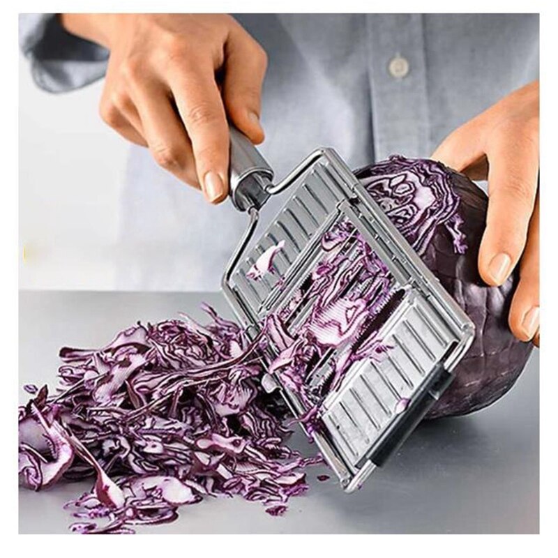 Multi Vegetable Slicer,Stainless Steel Shredder Cutter Grater Slicer,Adjustable Kitchen Tool for Onion Vegetable Fruit