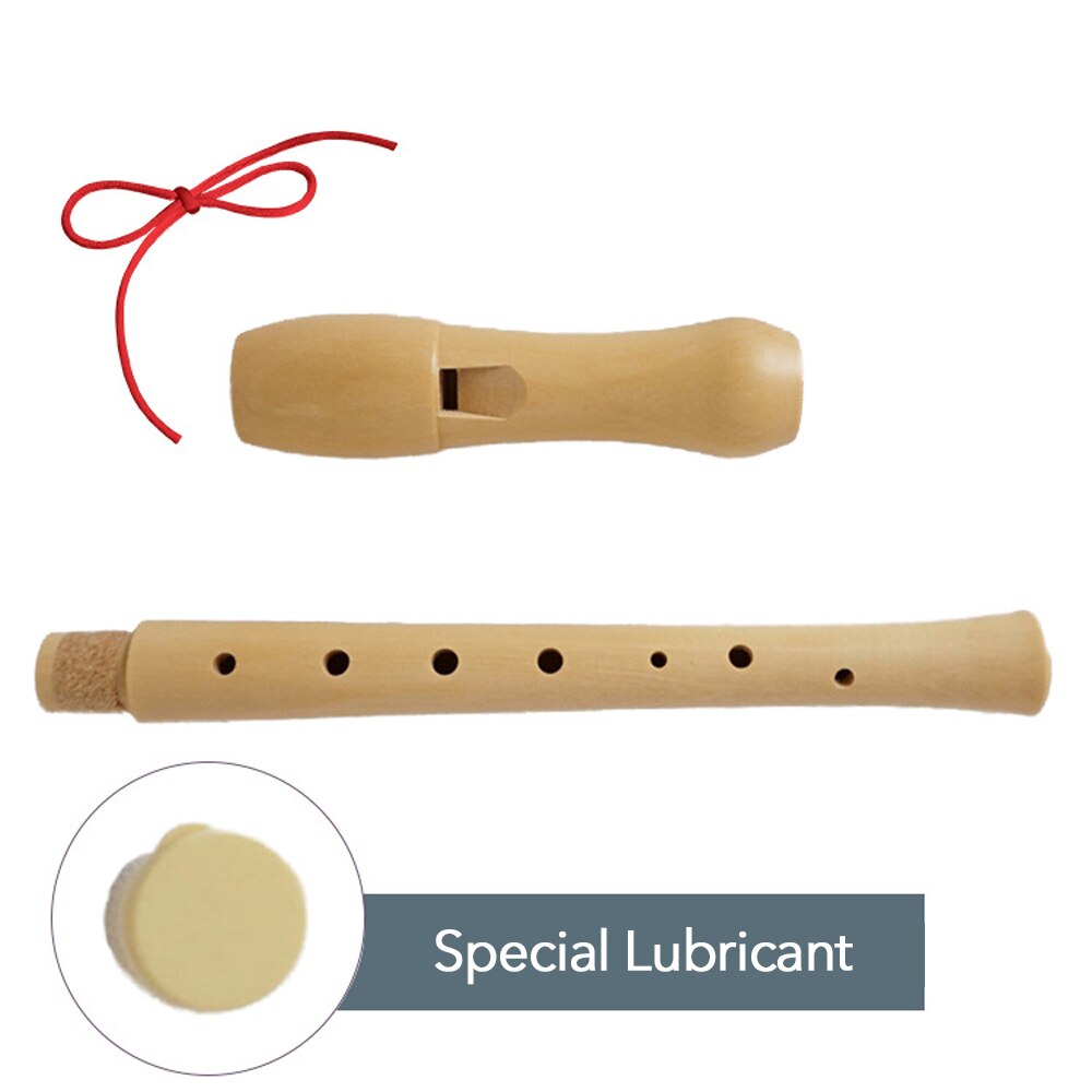 8 Holes Flute Maple Wooden Soprano Flute Woodwind Musical Instruments for Flutes Student Beginner Performance