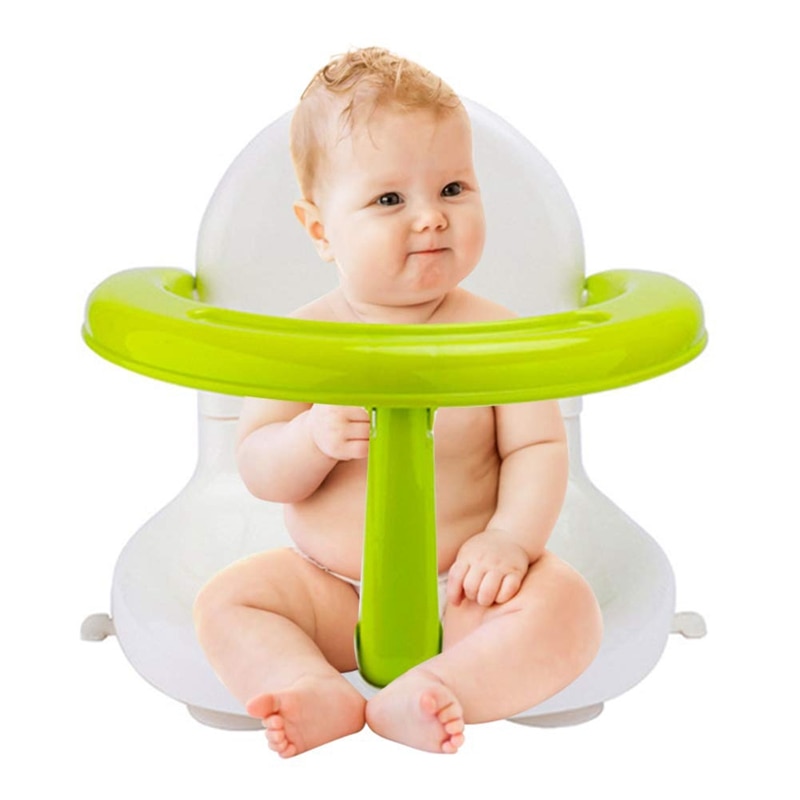 Sammenklappeligt babybrusebad sæde multifunktionelt babypleje badeværelse sæde babybrusebad anti-skridsikkerhed foldesæde babybrusebad sikkerhed se