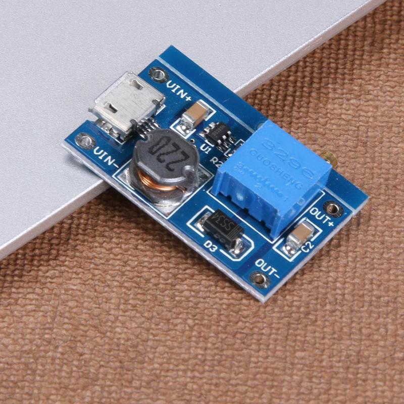 DC-DC 2 V-24 V naar 5-26 V 2A Max Step Up Module Booster Voeding Module auto Omvormers DC-DC Step Up Module 32x21x2mm