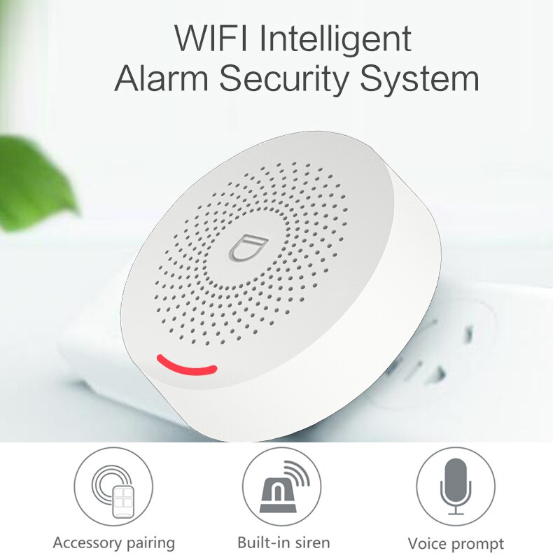 Tuya Smart Wifi Alarmsysteem Kits Draadloze Beveiliging Inbraak Met Motion Detector Deur Sensor Rook Smart Leven App Smart Home diy