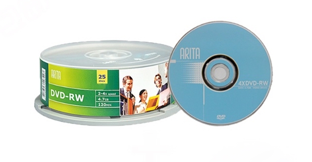 Herschrijfbare DVD-RW 4.7Gb 4X Lege Dvd Re Lege Schijven 25 Stks/partij