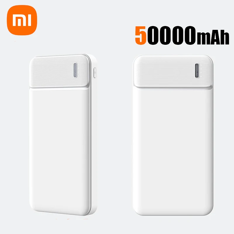Xiaomi 120W 50000mAh Power Bank Portable Super Fast Charging External Battery Powerbank High Capacity Power Bank For Multi Devic: Silver