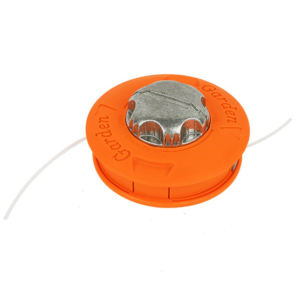 Universele Bump Feed Line Trimmer Head Aluminium Strimmer Gras Bosmaaier Onderdelen Grastrimmer Hoofd Voor Strimmer Vervanging: A-Orange