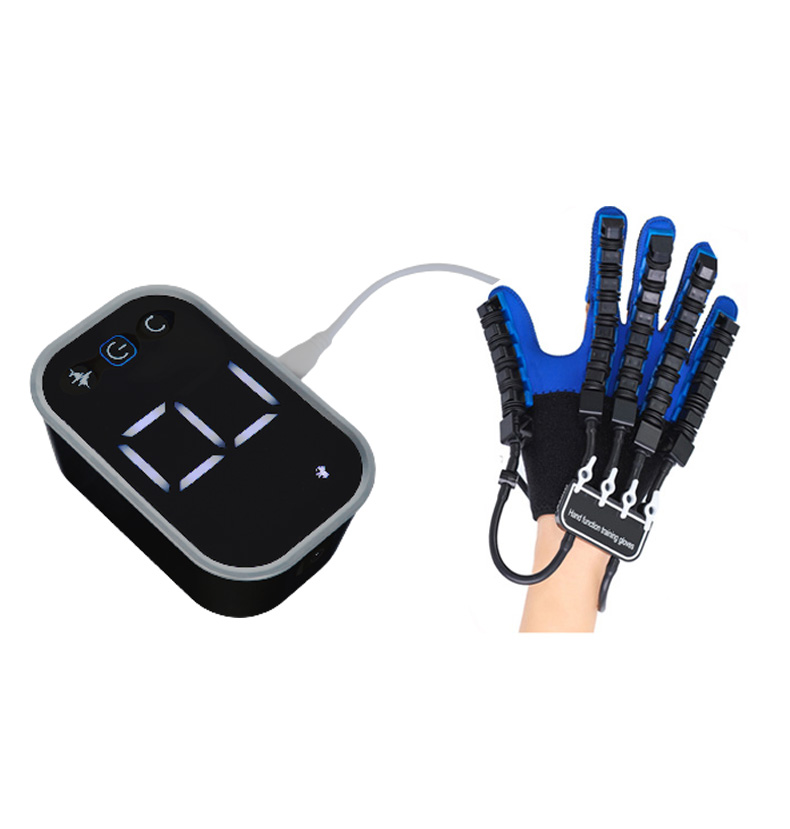 Intelligente Massage Handschoenen Beroerte Hemiplegie Revalidatie Handfunctie Robot Handschoenen Revalidatie Training Handschoen Vingerverzorging: Army Green / Middellang