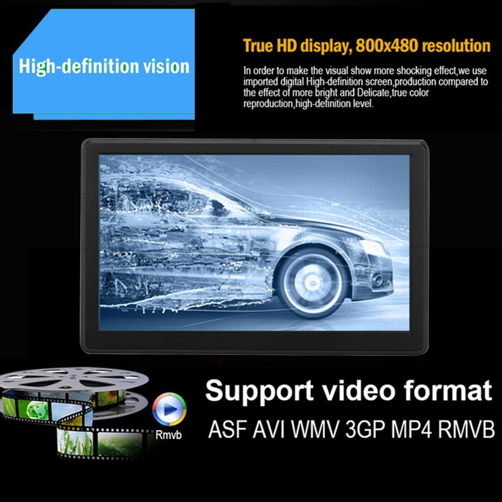 256MB+8G Truck HD GPS Navigator 7 Inch Support for National Languages GPS Navigator System 7" Free Map Car GPS Navigation