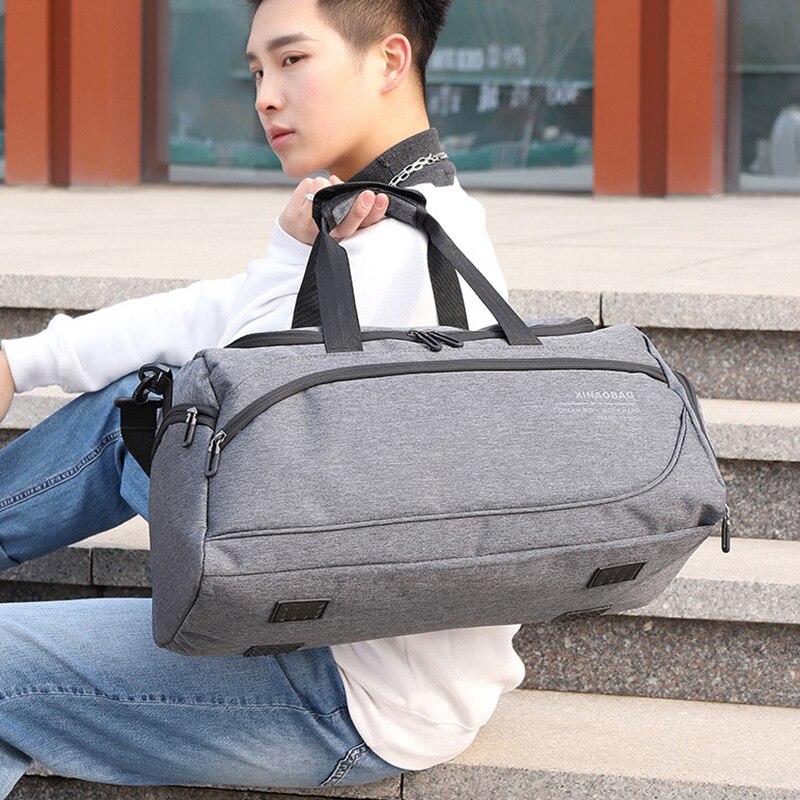 Men Travel Bag Waterproof Sport Bag Training Bag Cabin Luggage Bag Lightweight Travel Bag Business Handbag For Men Weekend Bag