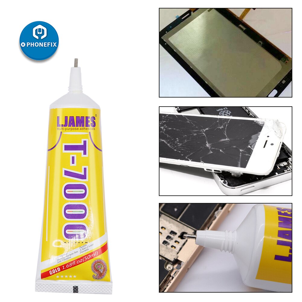 Colle Super adhésive T7000 B7000 E8000 blanc, noir, transparente, réparation, bricolage écran LCD téléphone, verre, bijoux