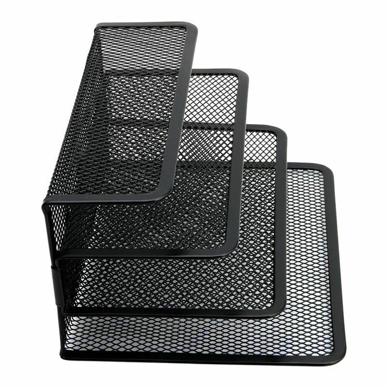 Mesh Letter Sorter Mail Document Tray Desk Office File Organiser Holder Multifunctional File Storage BOM666
