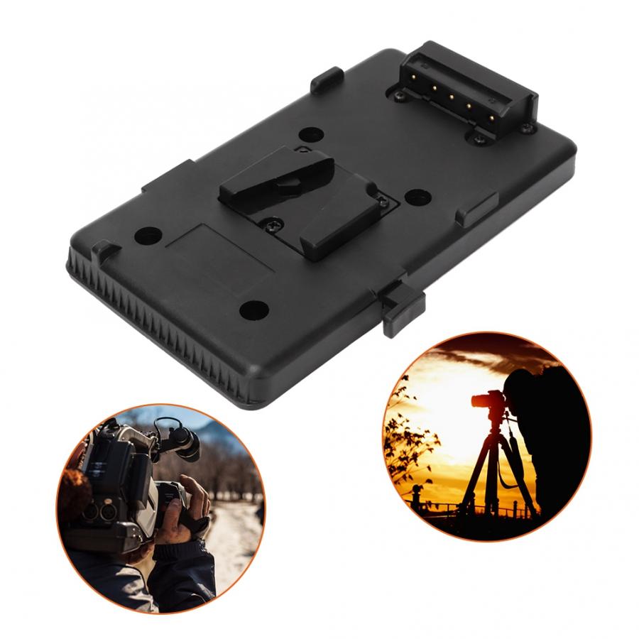 adaptador de placa trasera de batería para Sony v-mount v-lock, placa de batería para cámara DSLR, adaptador de placa de luz de vídeo