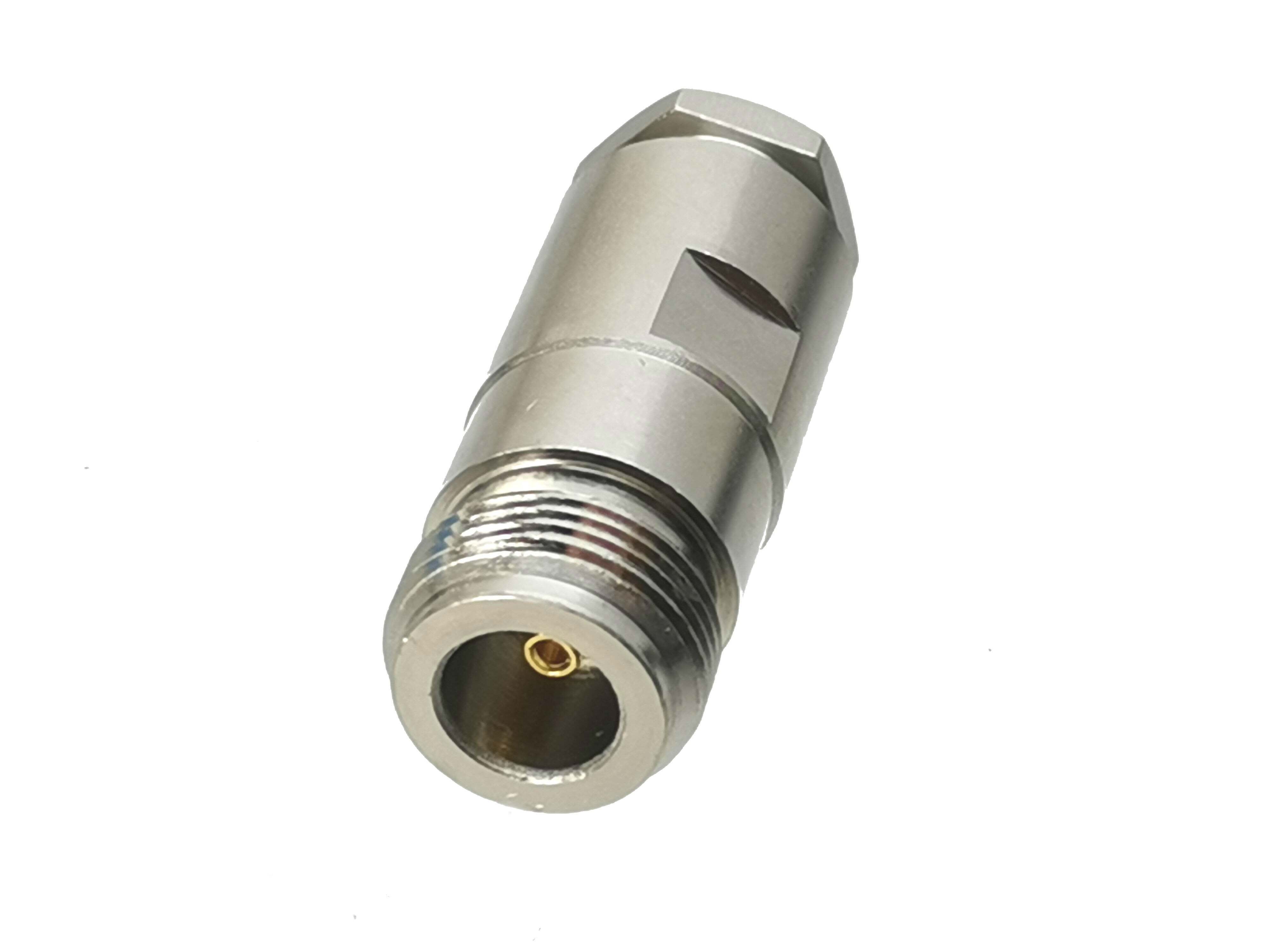 1Pcs N Vrouwelijke Jack Connector Klem RG5 RG6 5D-FB LMR300 Kabel Rf Coaxiale Messing Rechte