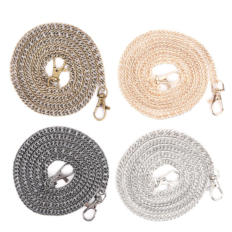 1 Pc 100 Cm Handtas Metalen Kettingen Voor Bag Diy Purse Chain Met Gespen Schoudertassen Bandjes Handtas Handvatten Tas onderdelen & Accessoires