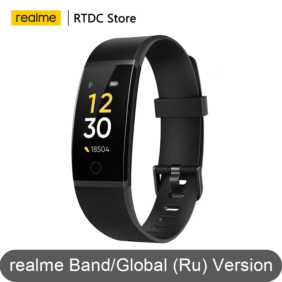 Realme Band Smart Armband Grote Kleur Scherm Band Smartband Real-Time Hartslag Bluetooth 4.2 Sport Leven Waterdichte Smart band
