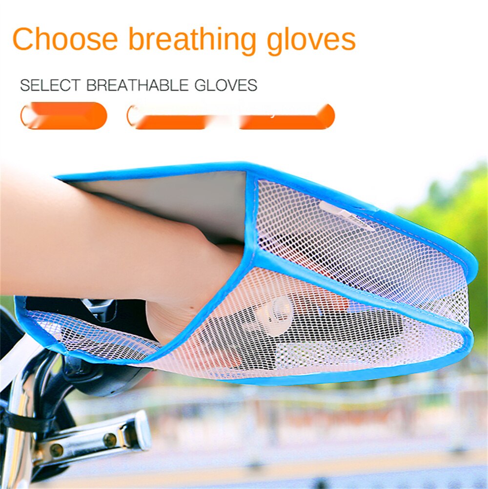 Couverture de guidon de moto, protection solaire, batterie étanche et résistante aux UV, gants de protection solaire pour véhicule électrique