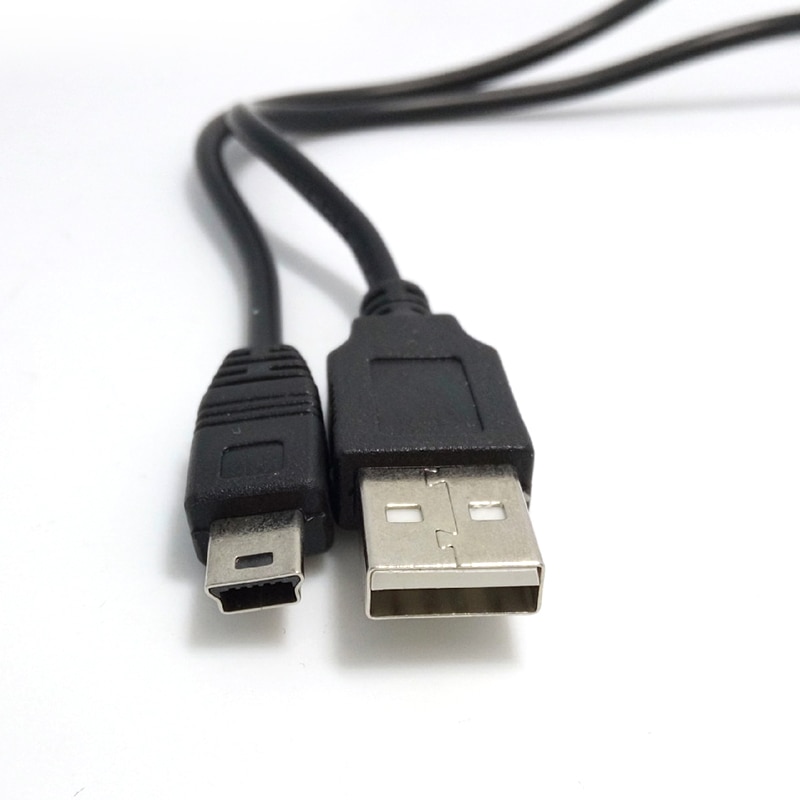 1 stücke 70/100 cm Schwarz USB 2,0 A Stecker auf Mini USB B Stecker Kabel Adapter 5P OTG V3 port Adapter Usb Verlängerung Ladekabel