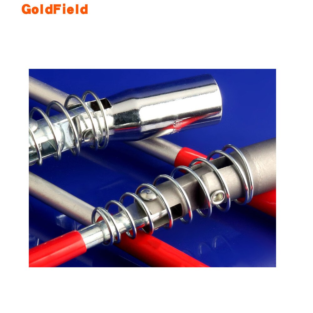 T-Handle Universal Joint Spark Plug Wrench Socket PVC coating toolking