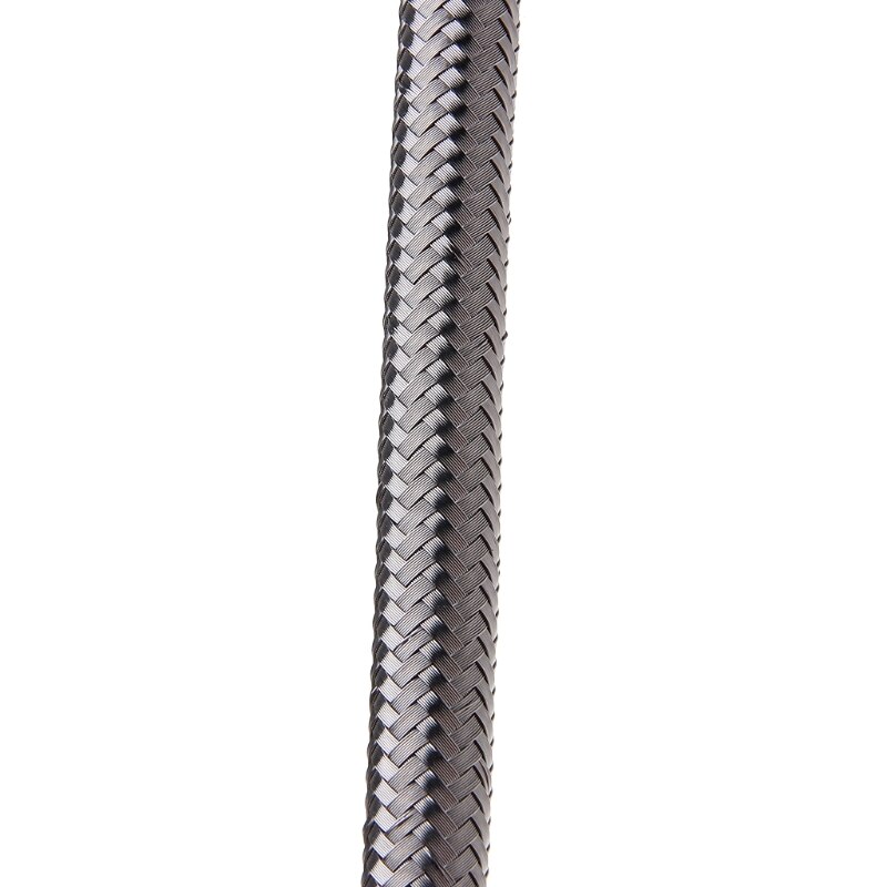 1M Stainless Steel Braided Brake Gas Oil Fuel Line Hose AN4 AN6 AN8 AN10 E7CA