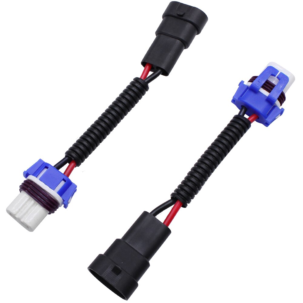 YUNPICAR-arnés de cableado 9005 HB3 a 9006 HB4, Conector de cable para faros delanteros o luces antiniebla, 2 uds.