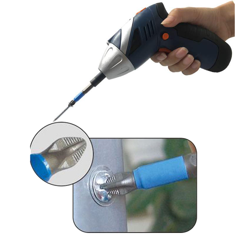 Puntas de destornillador de cabeza cruzada PH2, herramientas de mano, vástago hexagonal eléctrico antideslizante, destornillador magnético, 50mm, 5/10 Uds.