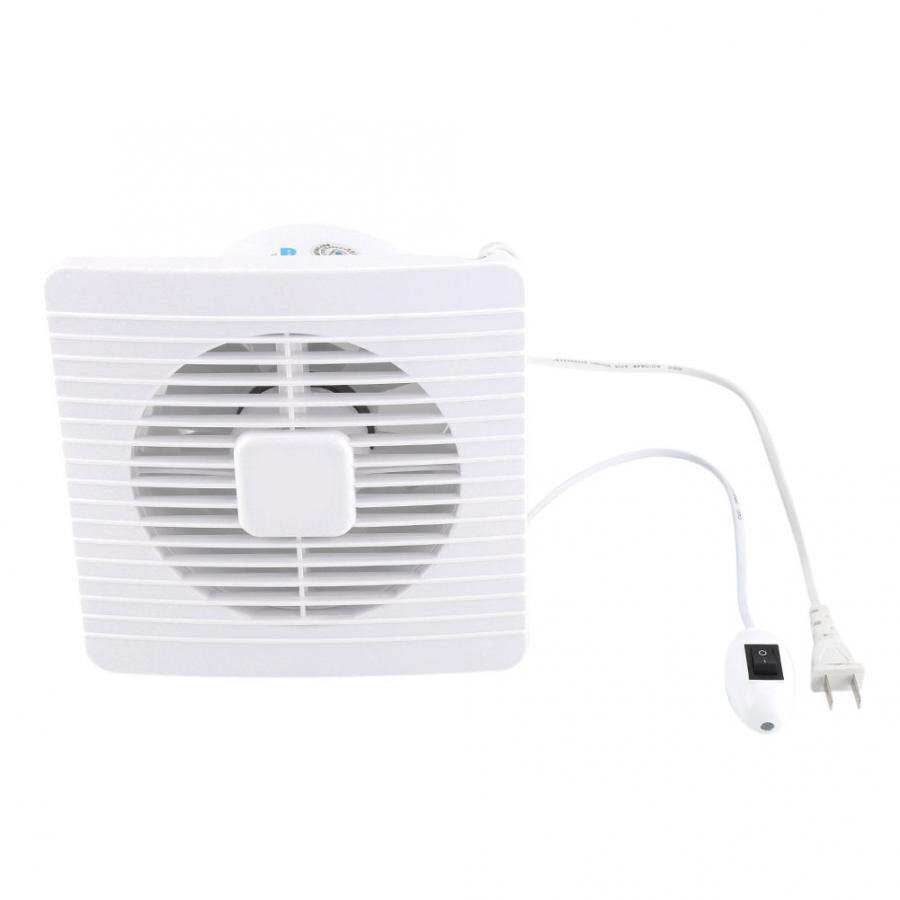 Bathroom Exhaust Fan 20W 220V Wall Mounted Exhaust Fan Low Noise Home Bathroom Kitchen Garage Air Vent Ventilation