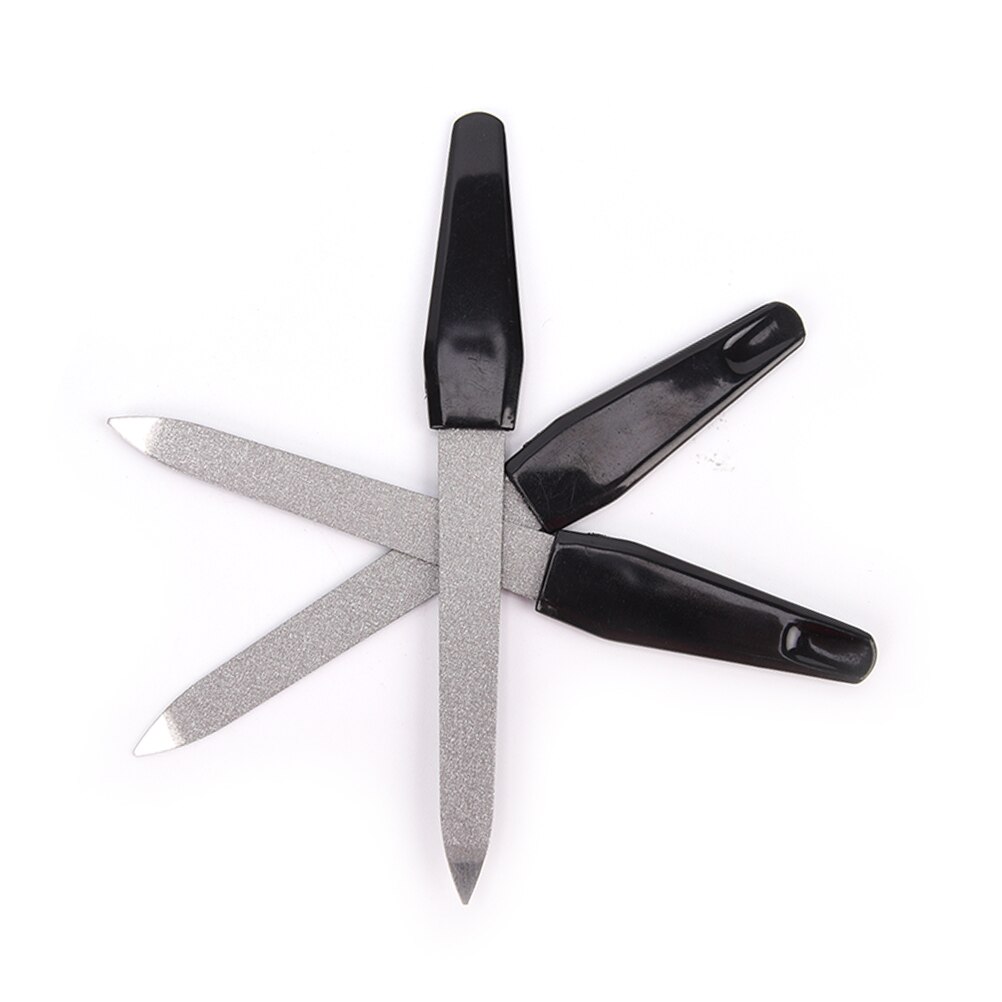 Dual Sided Nail Art File Stainless Steel Metal Manicure Pedicure Tool Nail Files for Women Beauty Tool 1pcs