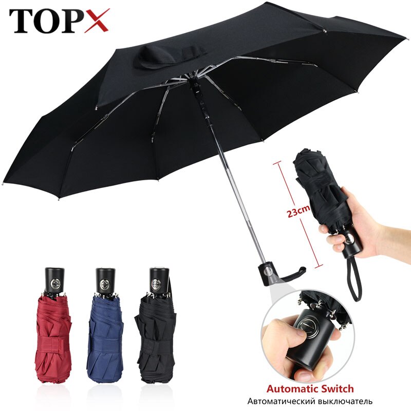 Mini parapluie pliable automatique résistant au vent pour femmes et hommes, UV, Portable, de plein air, de voyage, 5