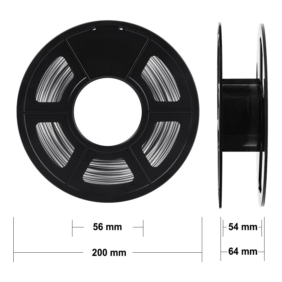 Enotepad PETG Grey Filament 1.75mm Tolerance +-0.02MM 1KG 2.2lb3D Printer Filament s Spool stock support With Fast