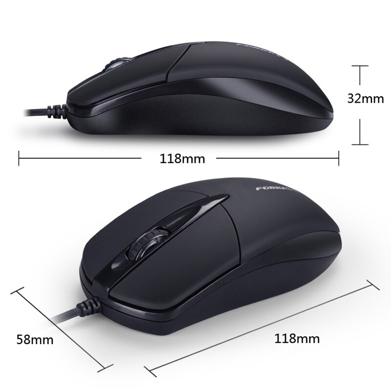 FORKA USB Verdrahtete Maus 1200DPI Einstellbar USB 3.0 Empfänger Optische Computer Maus 2,4 GHz Ergonomische Mäuse Für Laptop PC Maus