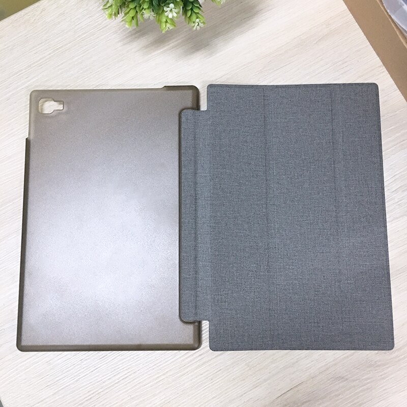 Ultra Dunne Stand Cover Case Voor Teclast M40 10.1 Inch Tablet Pc Beschermhoes Geval Voor Teclast P20HD/P20 +: TH-Gray