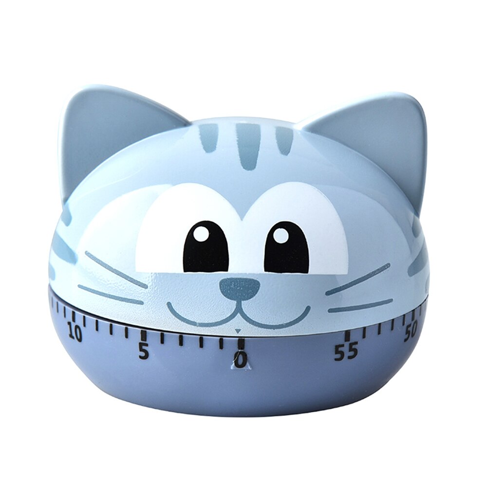 Kitchen Cooking Countdown Timers 60 Minute Mechanical Timer Alarm Timer Reminder Clock Baking Study Helper Kitchen Tools: cat