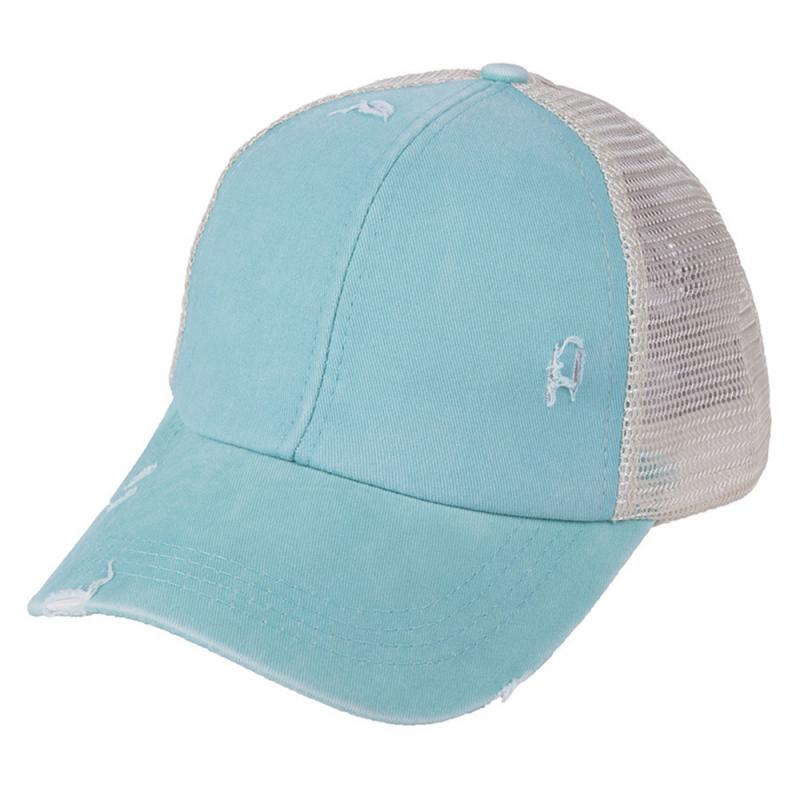 Baseballkappe mit schirm für damen, schlichte baumwoll-sonnenblende, verstellbarer hut für mädchen mit pferdeschwanz, lockerer dutt, trucker-stil, schlichte baseballkappe mit schirm für damen, verstellbarer hut mit schirm für mädchen mit pferdeschwanz: 09