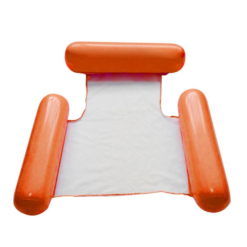 Amaca galleggiante da acqua Summer Beach Lounge Chair Bed Outdoor PVC galleggiante lettino piscina materasso ad aria per bambini galleggianti per bambini: Grigio chiaro