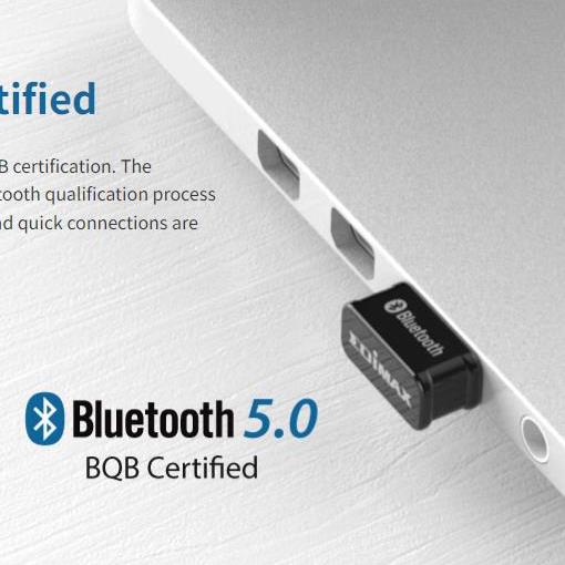 BT-8500 Edimax PC BT 5.0 EDR Nano USB, Win10/11 BeagleBoard Plug-and-play, Linux/Mint 21 Bluetooth-ontwikkelbord Raspberry PI