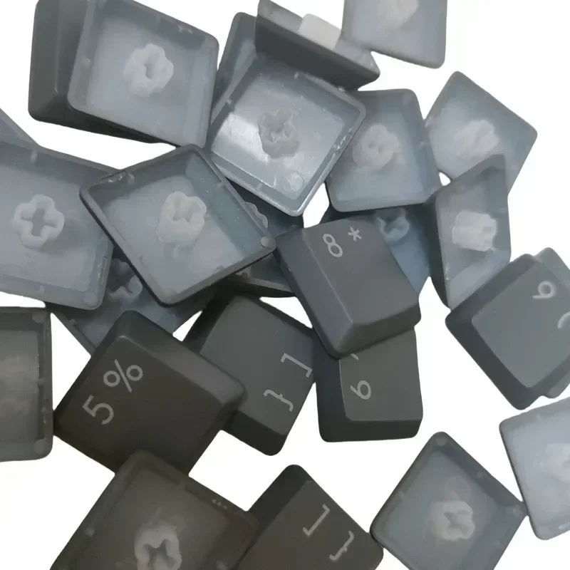 SINGLE REPLACEMENT KEYCAPS For Logitech MX Mechanical KEYBOARD 110KEYS Graphite ash
